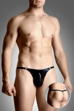 Softline 4487 Shiny Thong Black