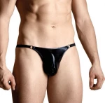 Softline 4487 Shiny Thong Black