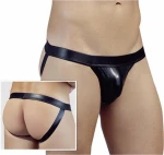 Svenjoyment Underwear Wetlook Jockstrap Black