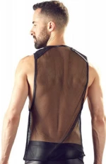 Svenjoyment Underwear Mens Net Shirt Black