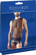 Svenjoyment Underwear Mens Net Shirt Black