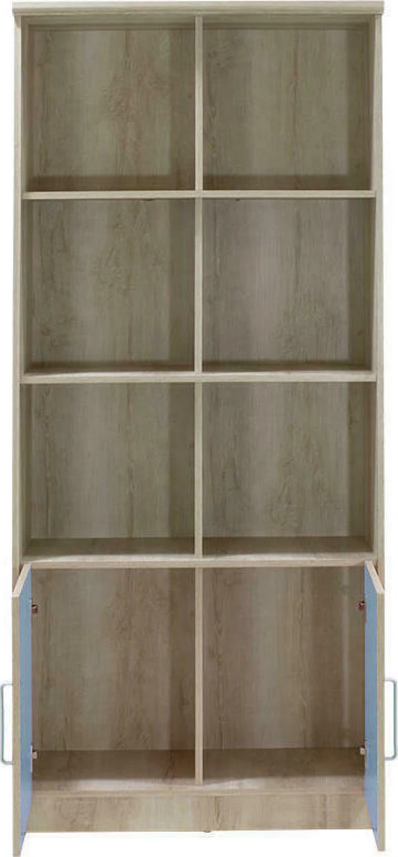 Βιβλιοθήκη Looney Castillo-Μπλε 80.5x36.5x183.5cm
