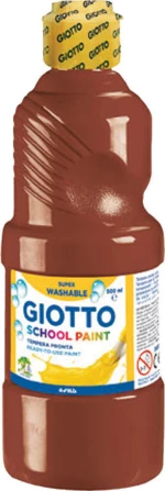 Giotto Τέμπερα School Paint 500ml Καφέ