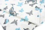 Dimcol Σετ Σεντόνια Κούνιας Butterfly 120x160cm 56 Sky Blue