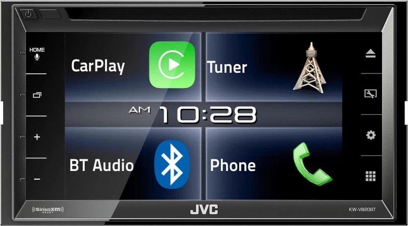 Jvc Kw-V820Bt 2 Din Οθόνη Apple Carplay 6.8" Dvd/Usb/Bluetooth