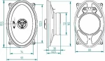 Alpine Sxe-1725S Ζεύγος Ομοαξονικών Ηχείων (6.5"-16.5Cm) Ισχύος 40Watt Rms