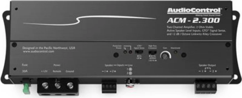 Audiocontrol Acm-2.300 Micro Ενισχυτής 2 Καναλιών 2 X 150W Rms (Τεμάχιο)