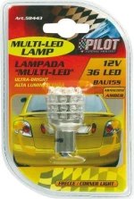 Lampa PY21W Multi-36Led Amber 12V 1τμχ