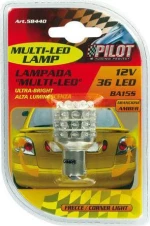 Lampa P21W Multi-36Led Amber 12V 1τμχ
