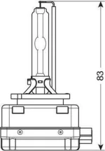 Lampa D3S HID Xenon Lamp 6000K 12V / 24V 1τμχ