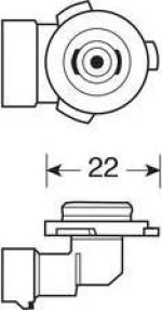 Lampa HB4-9006 12V 1τμχ