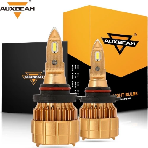 AUXBEAM 2pcsset 9005 F-B1 Series LED Headlight Bulbs - 8000LM 6500K