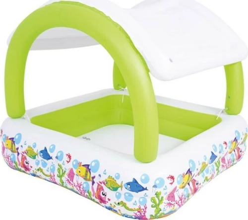 Bestway Πισίνα με Σκέπαστρο 143x143x123cm