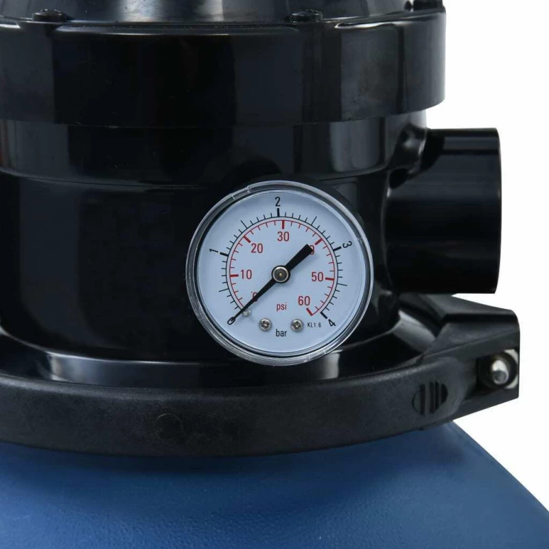 vidaXL Φίλτρο Άμμου με Βαλβίδα 4 Θέσεων 300mm 7m3/h Μπλε
