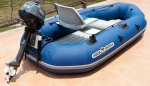 Aqua Marina Classic Φουσκωτή Βάρκα 2 Ατόμων Τιρκουάζ με Κουπιά & Τρόμπα 265x134εκ.