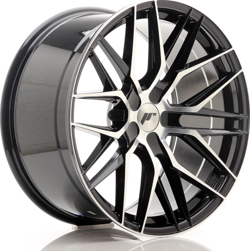 Japan Racing Wheels JR28 20x10 ET20-40 Gloss Black Machined Face