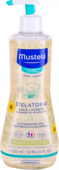 Mustela Bébé Stelatopia Λάδι Ντους 500ml