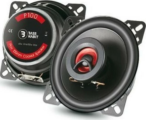 Bass Habit P100 Ομοαξονικό Ηχείο 2-way 4'' (Ζεύγος)