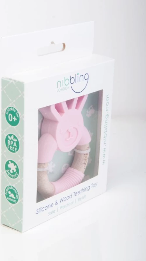 Nibbling Bo Bunny Pink 3+ μηνών