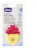 Chicco Δροσιστικός Κρίκος Οδοντοφυΐας Παγωτό Ροζ 4+ μηνών