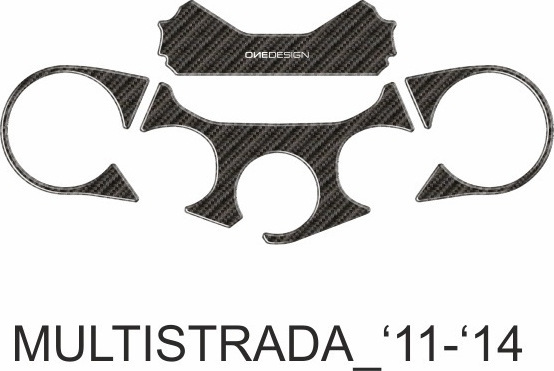 ΑΥΤΟΚΟΛΛΗΤΟ ΤΙΜΟΝΟΠΛΑΚΑΣ YOKE PROTECTOR PPSD13P ΓΙΑ DUCATI MULTISTRADA 11-14| PRINT