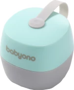 Babyono Θήκη πιπίλας White & Mint
