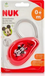 Nuk Θήκη Πιπίλας Disney Mickey Κόκκινο