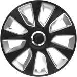 Auto Gs Σετ Τάσια Αυτοκινήτου Stratos RC 4τμχ 14" Μαύρο/Ασημί