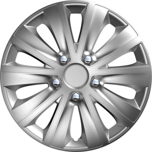 Auto Gs Σετ Τάσια Αυτοκινήτου Rapide 4τμχ 15" Ασημί