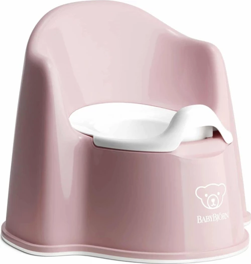 BabyBjorn Potty Chair Powder Pink/White