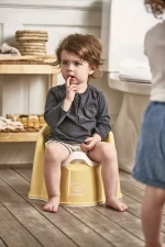 BabyBjorn Potty Chair Deep Green/White