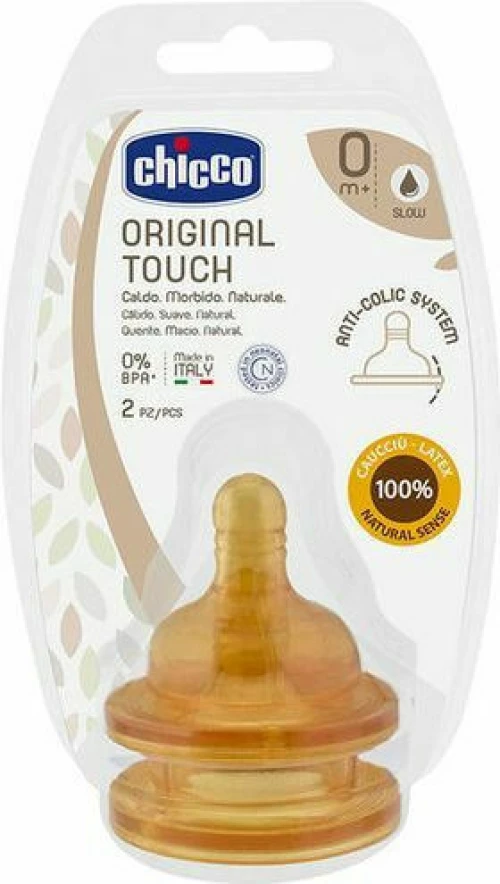 Chicco Original Touch Κανονική Ροή 0m+ 2Τμχ