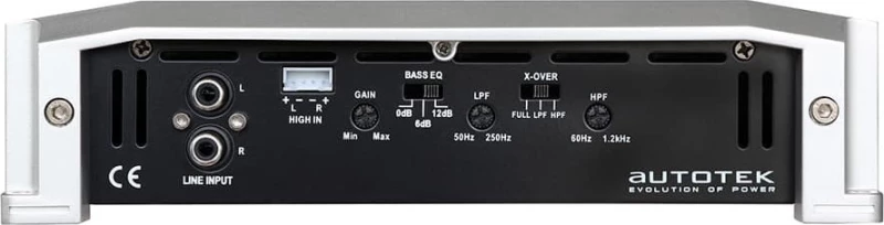 Autotek Ta2150 Δικάναλος Ενισχυτής 2 X 125Watt Rms/2Ω (Class A/B)