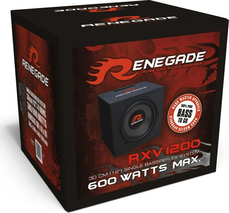 Renegade Rxv1200 Subwoofer Αυτοκινητου Rxv-Serie
