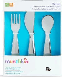 Munchkin Ανοξείδωτο Κουτάλι Μαχαίρι Πηρούνι