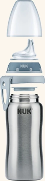 Nuk Active Cup Ανοξείδωτο Παγουράκι με Στόμιο Σιέλ 12m+ 215ml