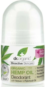 Dr.Organic Organic Deodorant Hemp Oil Roll-On 50ml