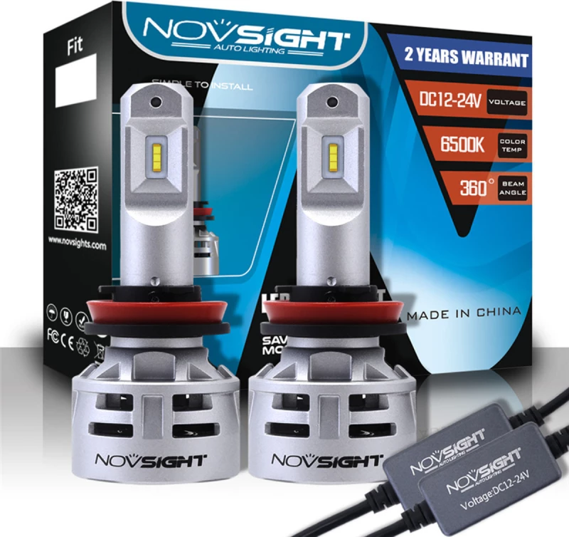 NovSight H11 A386 N9 12V/24V 2τμχ