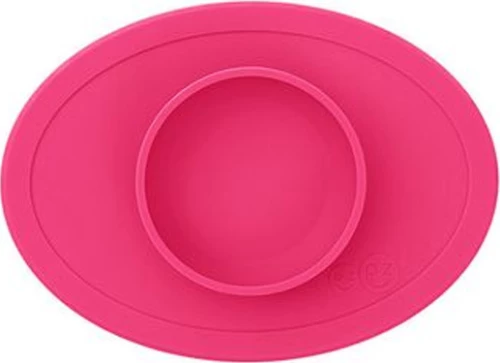 Ezpz Δίσκος Tiny Bowl Σιλικόνης Pink