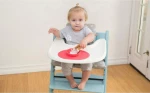 Ezpz Δίσκος Tiny Bowl Σιλικόνης Pink
