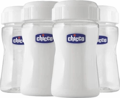 Chicco Natural Feeling Milk Containers 4x150ml