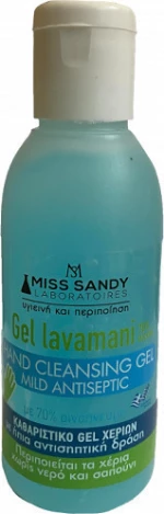 Miss Sandy Καθαριστικό Gel Χεριών 80ml