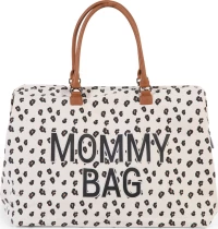 Childhome Τσάντα Αλλαγής Mommy Bag Big Canvas Leopard