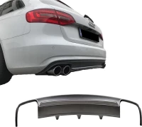 Auto Gs Diffuser Πίσω Προφυλακτήρα για Audi A4 B8.5 Facelift 2012-2015 Limousine/Avant