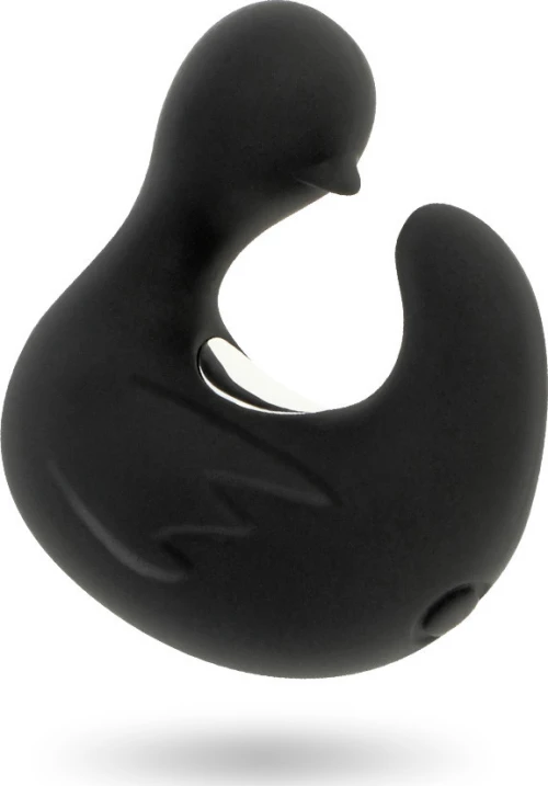 Black & Silver Duckymania Vibrator Black