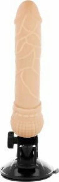 Basecock Realistic Vibrator Remote Control 19.5cm Flesh