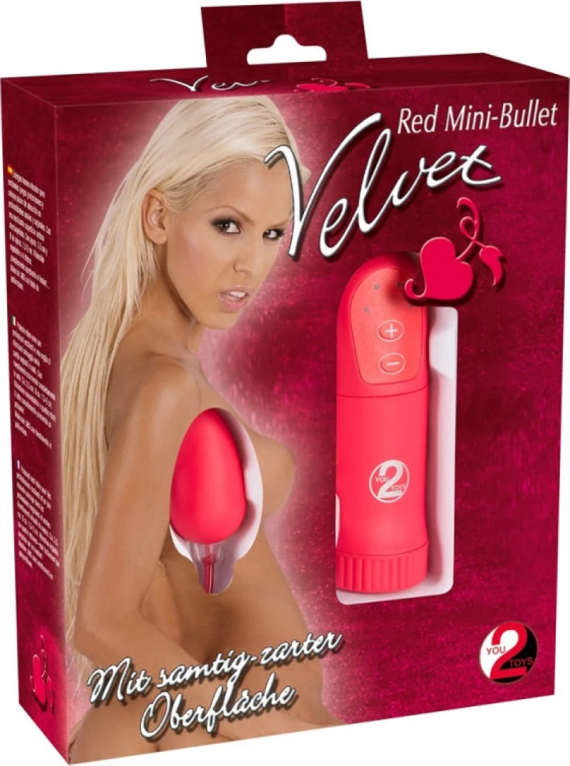 You2Toys Velvet Bullet Red 3.5cm