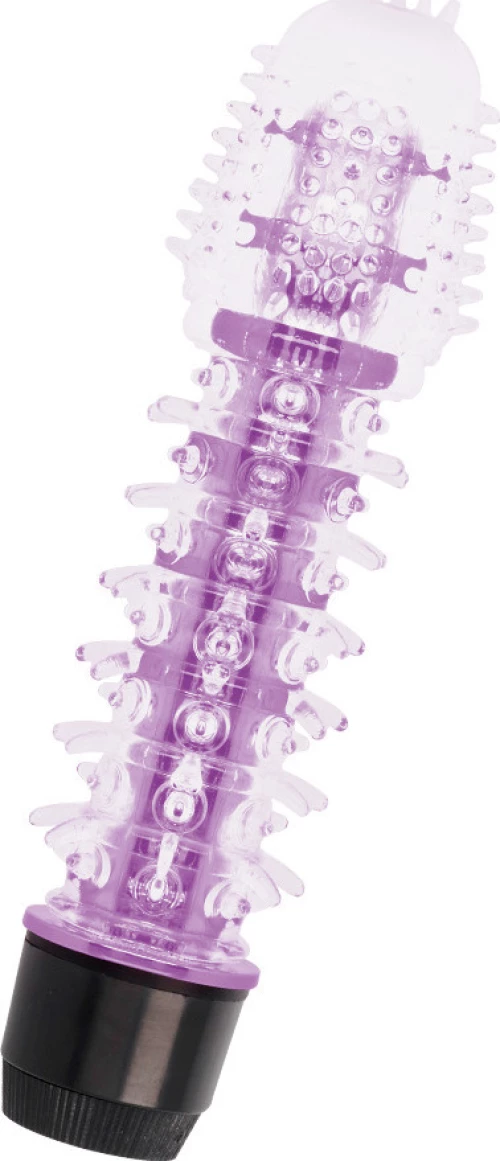 Glossy Axel Vibrator 14cm Purple