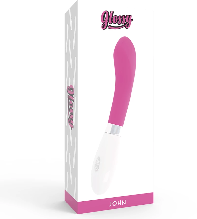 Glossy John Vibrator Pink(Width=90Mm,Height=220Mm,Depth=55Mm)