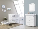 Βρεφικό κρεβάτι Pali Birillo white & δώρο ανώστρωμα